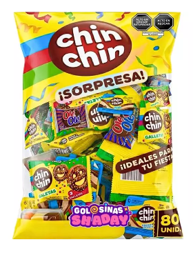 Chin Chin Sorpresa x 80 UND